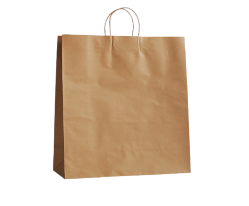 Large (400w+150x480h) Brown Twisted Handle Paper Bag